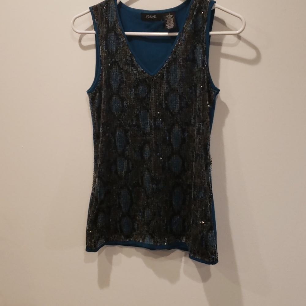 Verve sequin tank